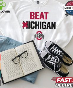 Coach Urban Meyer Wearing Beat Michigan Ohio State T Shirts