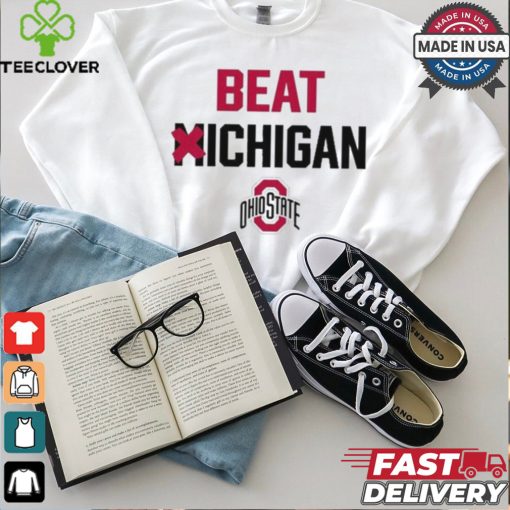 Coach Urban Meyer Wearing Beat Michigan Ohio State T Shirts