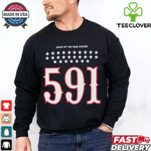 Coach of the year honors 591 Winningest Shirt