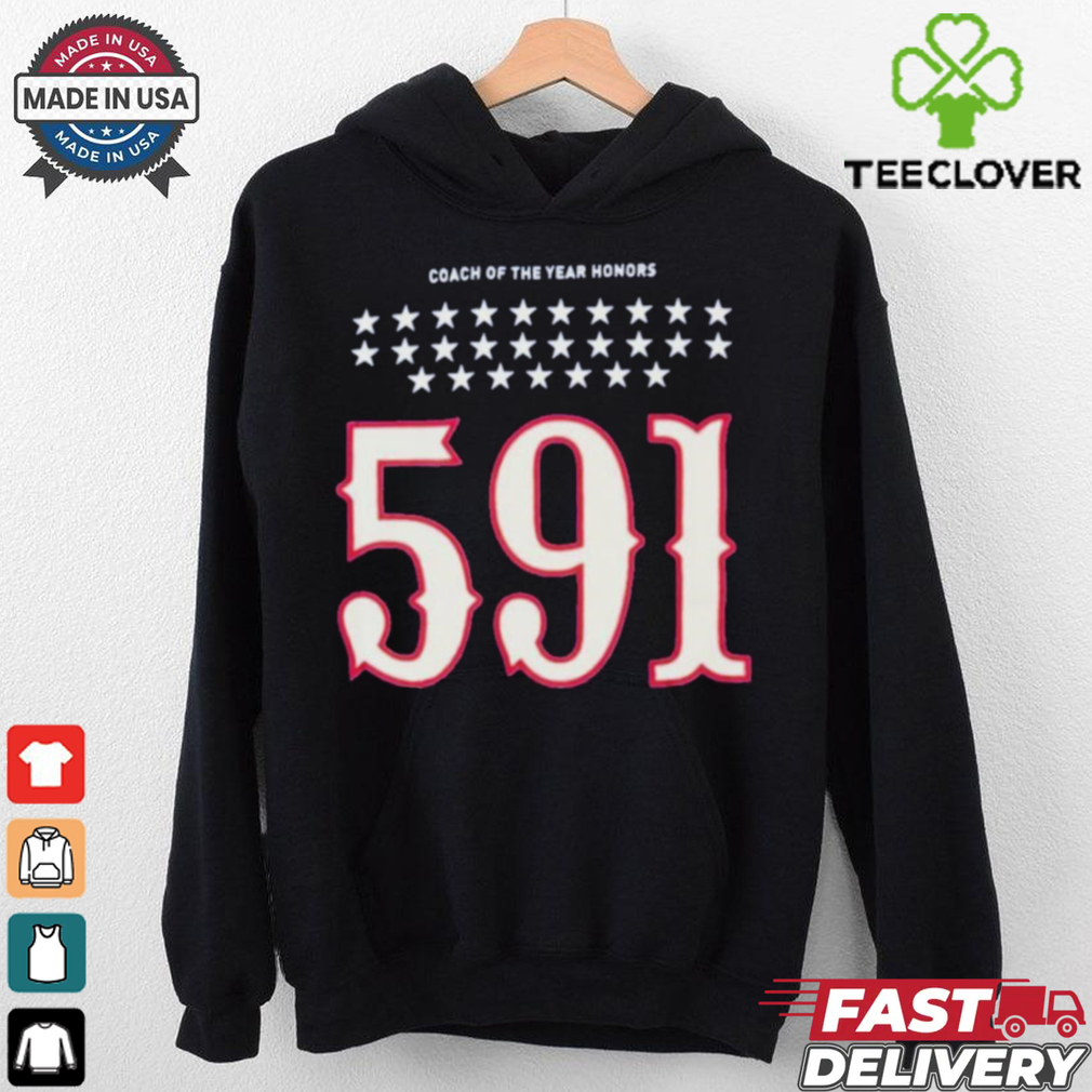 Coach of the year honors 591 Winningest Shirt Coach of the year honors 591 Winningest Shirt