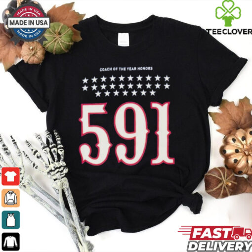 Coach of the year honors 591 Winningest Shirt