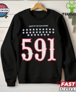 Coach of the year honors 591 Winningest Shirt