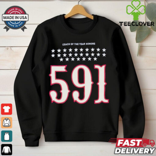 Coach of the year honors 591 Winningest Shirt