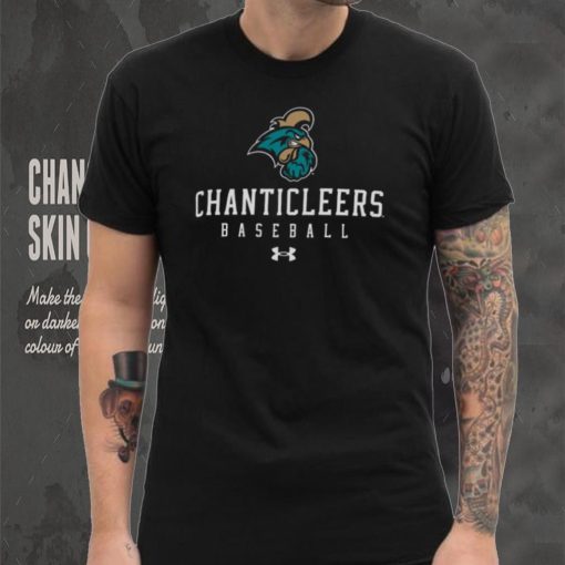 Coastal Carolina Chanticleers Black Baseball Tech Performance T Shirt