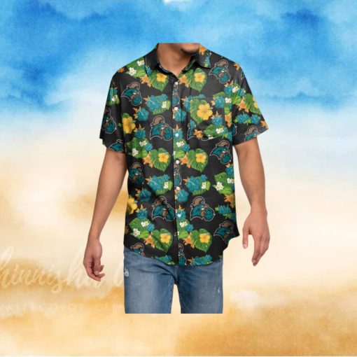 Coastal Carolina Chanticleers Floral Hawaiian Shirt