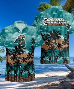Coastal Carolina Chanticleers Palms Tree Hawaiian Shirt