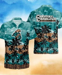 Coastal Carolina Chanticleers Palms Tree Hawaiian Shirt