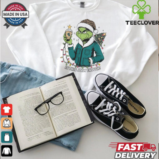 Coastal Carolina Chanticleers x Santa Grinch Is This Jolly Enough Merry Christmas Shirt