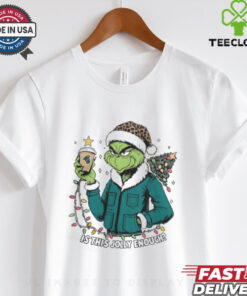 Coastal Carolina Chanticleers x Santa Grinch Is This Jolly Enough Merry Christmas Shirt