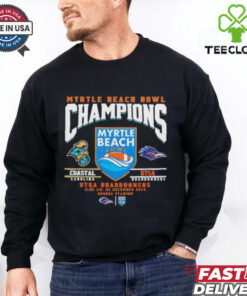 Coastal Carolina vs UTSA Roadrunners 2024 Myrtle Beach Bowl Champions shirt