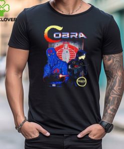 Cobra Commander And Baroness Contra Video Game Cover Shirts