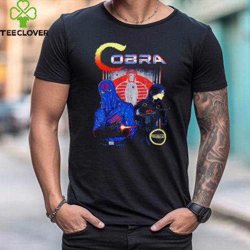 Cobra Commander And Baroness Contra Video Game Cover Shirts