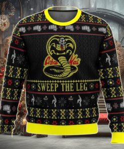 Cobra Kai Ugly Christmas Sweater, Sweep The Leg Karate Kid Christmas Sweater 3D Gift For Men And Women