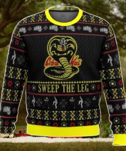 Cobra Kai Ugly Christmas Sweater, Sweep The Leg Karate Kid Christmas Sweater 3D Gift For Men And Women