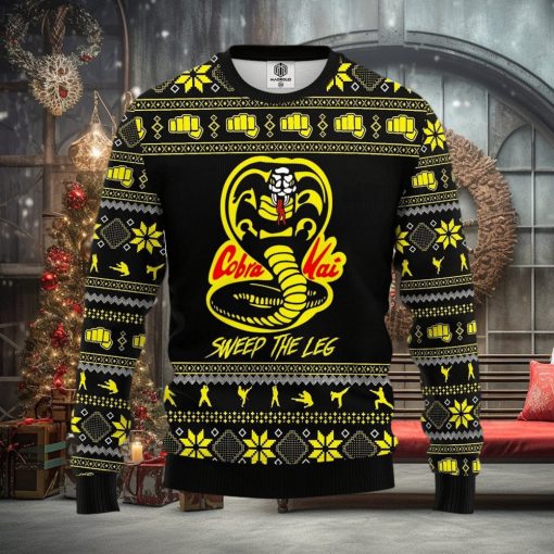 Cobra Kai Ugly Christmas Sweatshirt Cobra Kai Xmas Sweater Ugly Christmas Sweater
