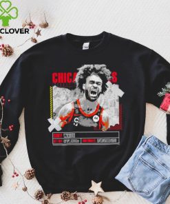 Coby White number 0 Chicago Bulls basketball player pose paper gift shirt