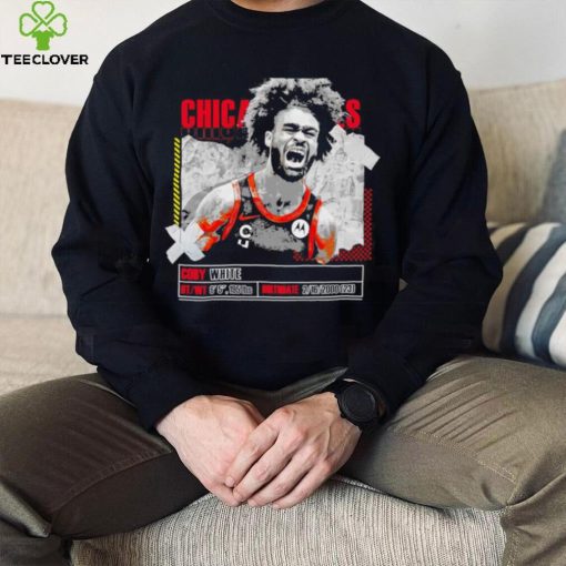 Coby White number 0 Chicago Bulls basketball player pose paper gift hoodie, sweater, longsleeve, shirt v-neck, t-shirt