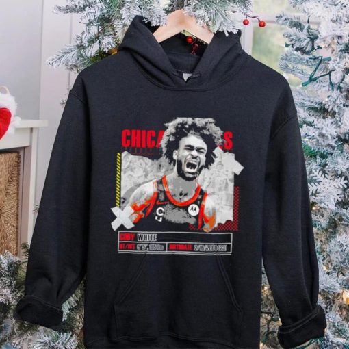 Coby White number 0 Chicago Bulls basketball player pose paper gift hoodie, sweater, longsleeve, shirt v-neck, t-shirt