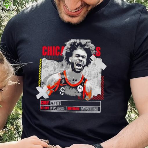 Coby White number 0 Chicago Bulls basketball player pose paper gift hoodie, sweater, longsleeve, shirt v-neck, t-shirt