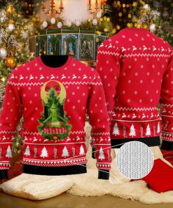 Coca Cola Grinch Snow Ugly Christmas Sweater