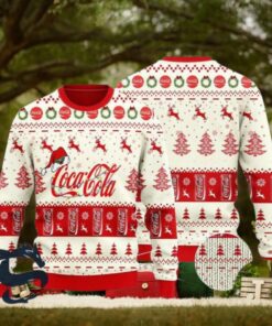 Coca Cola Reindeer Snowy Night Ugly Beer Sweater Ugly Sweatshirt Personalized Ugly Sweater