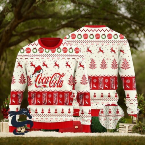 Coca Cola Reindeer Snowy Night Ugly Beer Sweater Ugly Sweatshirt Personalized Ugly Sweater