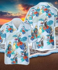 Cockatiel 3D Full Printed Hawaiian Shirt Beach Gift Shirt