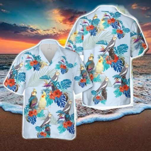 Cockatiel 3D Full Printed Hawaiian Shirt Beach Gift Shirt