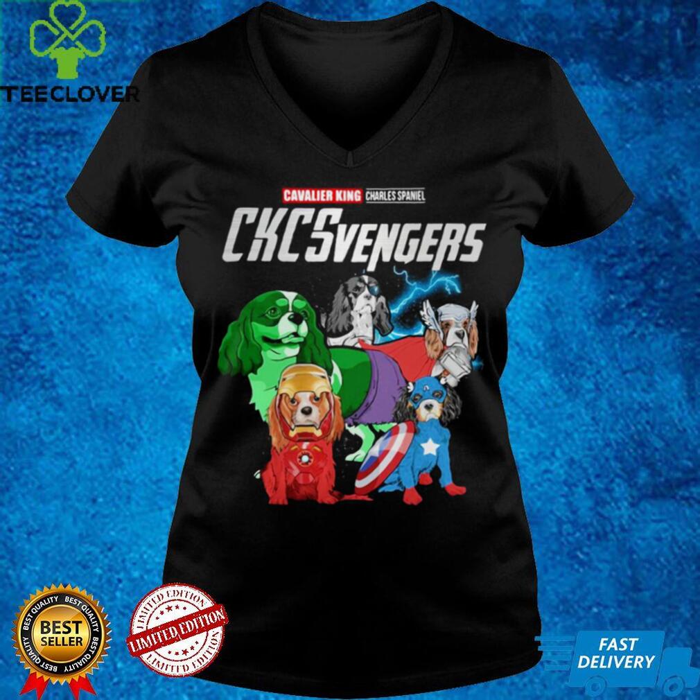 Cocker Cavalier King Charles Spaniel Ckc Avengers T shirt