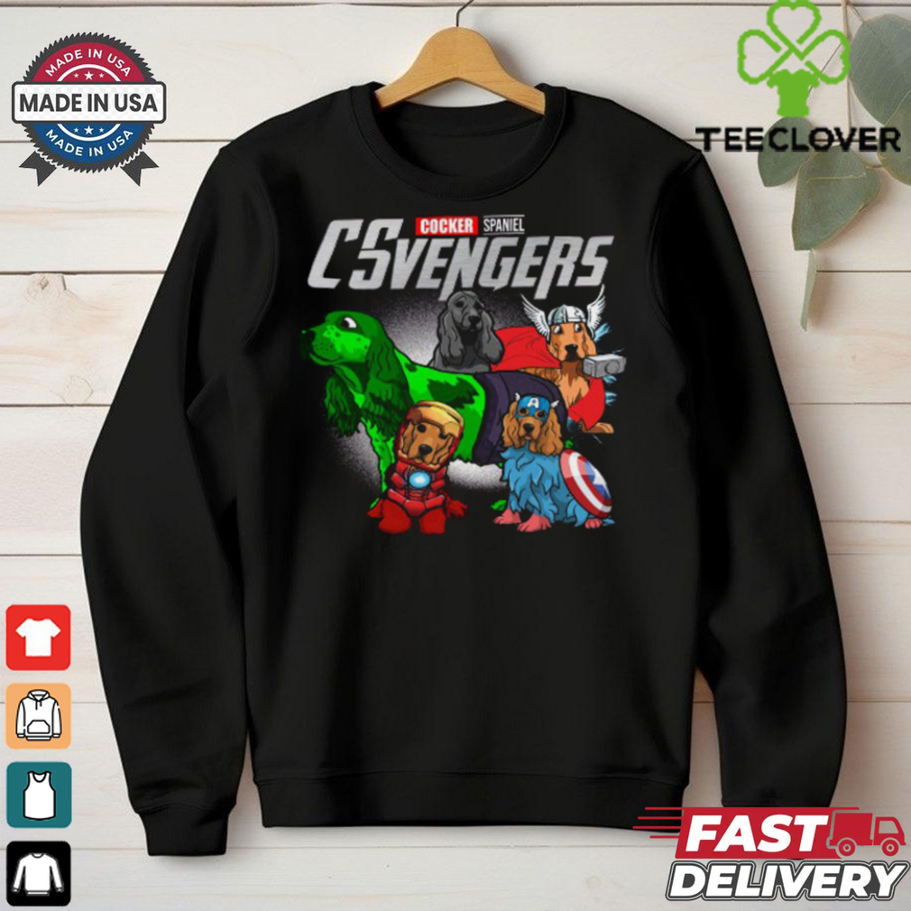 Cocker Spaniel CSvengers Marvel Avengers Endgame T Shirt Cocker Spaniel CSvengers Marvel Avengers Endgame T Shirt
