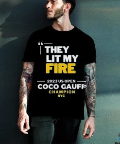 Coco Gauff Lit My Fire 2023 US Open Tennis Championship Shirt