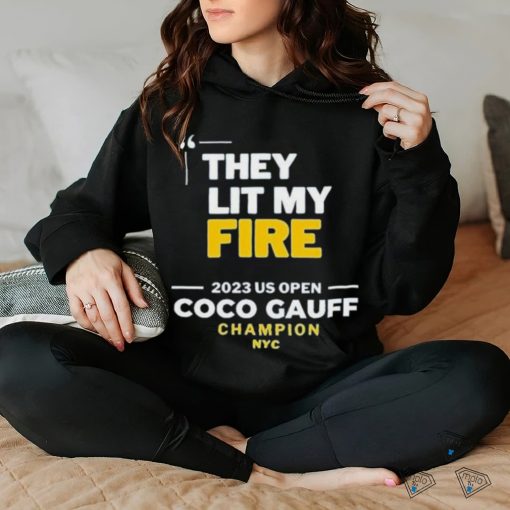 Coco Gauff Lit My Fire 2023 US Open Tennis Championship Shirt