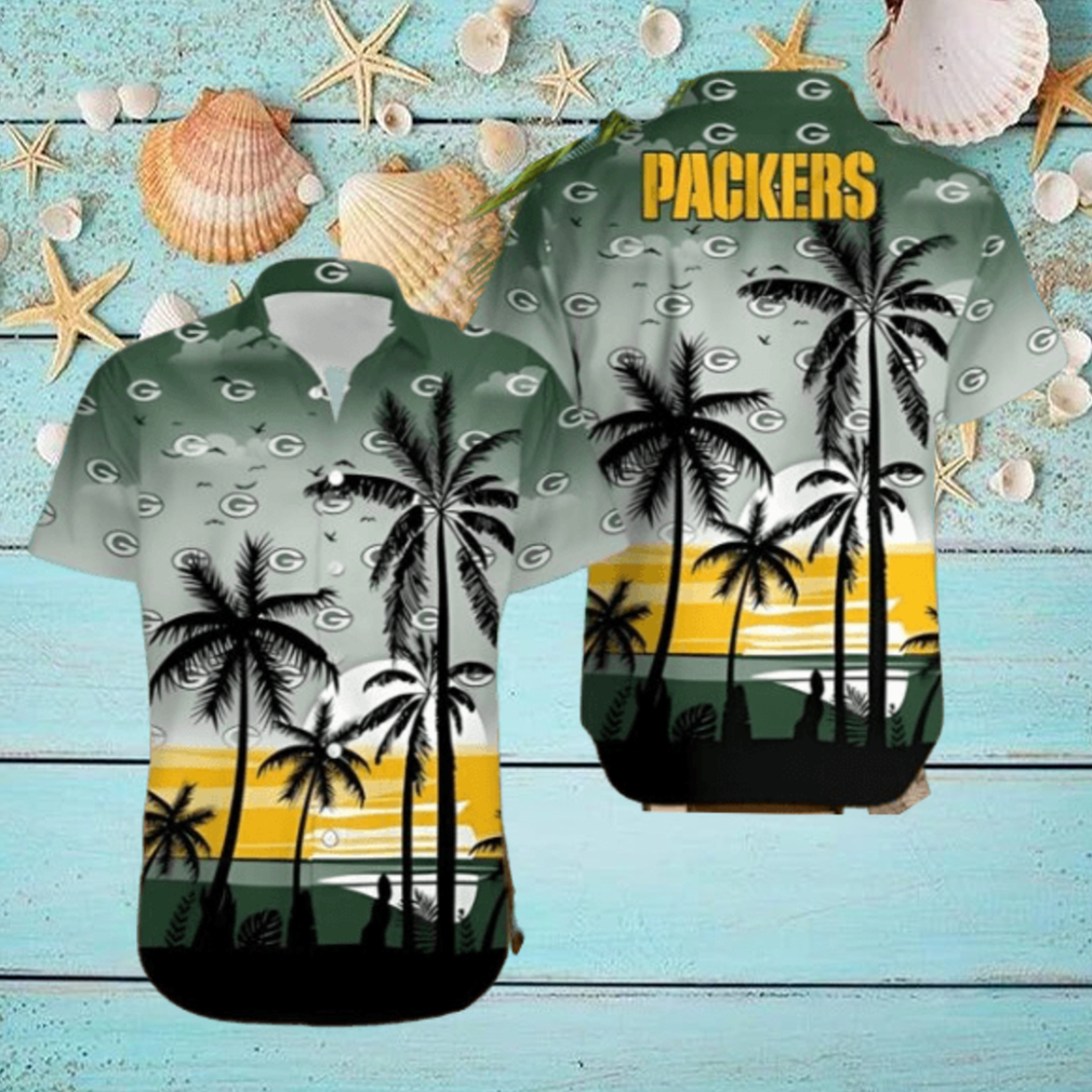 Coconut Tree Green Bay Packers Hawaiian Shirt