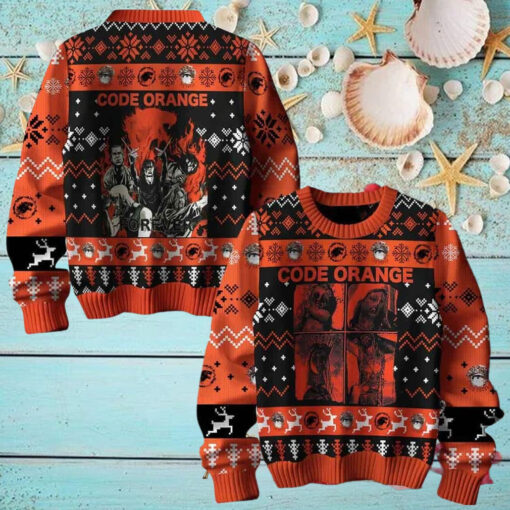 Code Orange Forever Chirstmas Gifts 2024 Xmas For Family And Friends Ugly Sweater