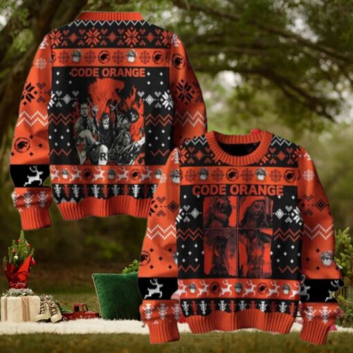 Code Orange Forever Chirstmas Gifts 2024 Xmas For Family And Friends Ugly Sweater
