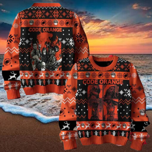Code Orange Forever Chirstmas Gifts 2024 Xmas For Family And Friends Ugly Sweater