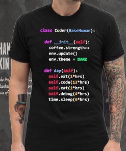 Coding Class Coder Basehuman Def Init Self Coffee Strength Shirt