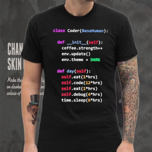 Coding Class Coder Basehuman Def Init Self Coffee Strength Shirt