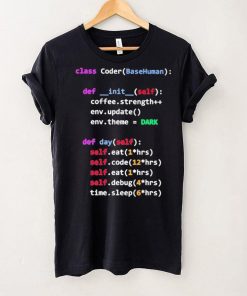 Coding Class Coder Basehuman Def Init Self Coffee Strength Shirt