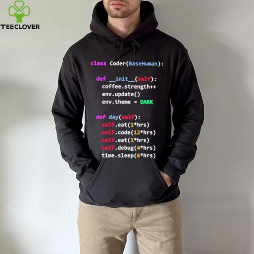 Coding Class Coder Basehuman Def Init Self Coffee Strength Shirt