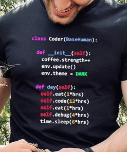 Coding Class Coder Basehuman Def Init Self Coffee Strength Shirt