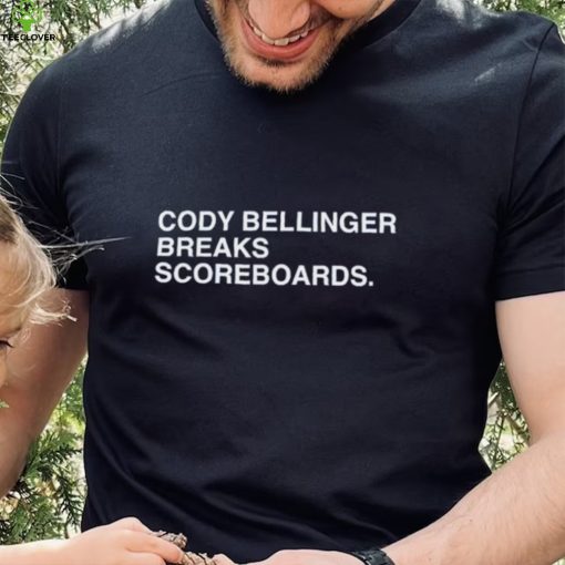 Cody Bellinger Breaks Scoreboards New Shirt