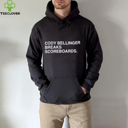 Cody Bellinger Breaks Scoreboards New Shirt