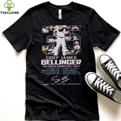 Cody James Bellinger Los Angeles Dodgers 2017 – 2022 Thank You For The Memories T Shirt