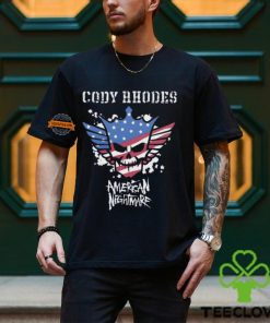 Cody Rhodes Big Bold American Nightmare Black T shirt