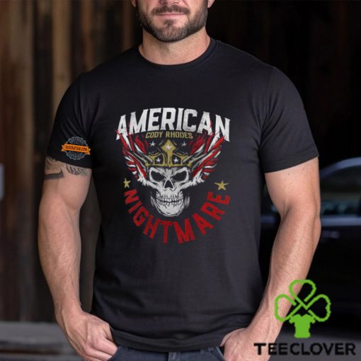 Cody Rhodes Crowned Skull Americana T Shirt