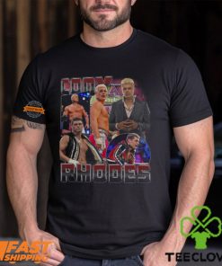 Cody Rhodes Ultimate Collage Black T shirt