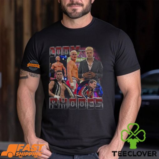 Cody Rhodes Ultimate Collage Black T shirt