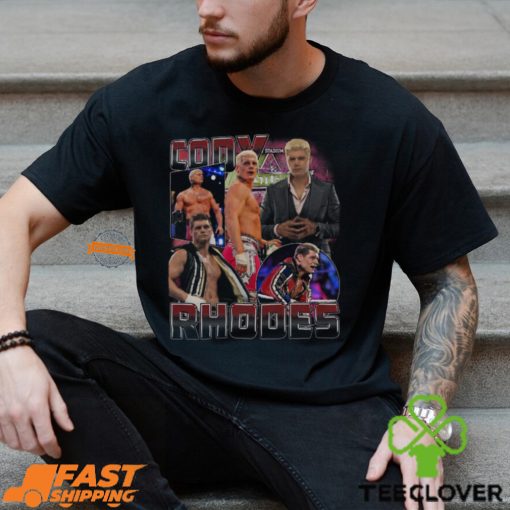 Cody Rhodes Ultimate Collage Black T shirt