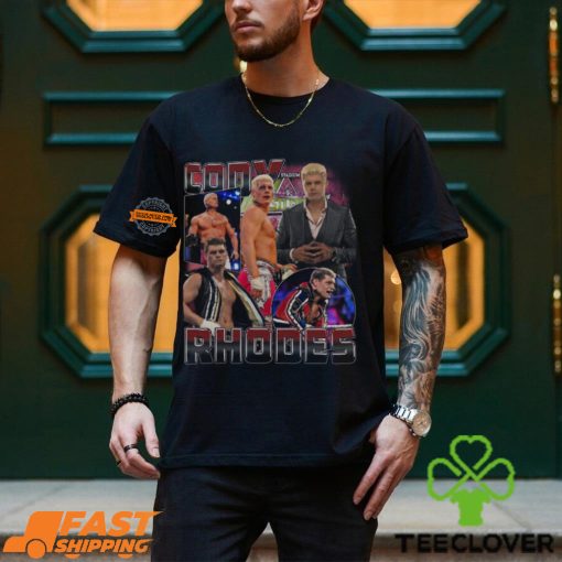 Cody Rhodes Ultimate Collage Black T shirt